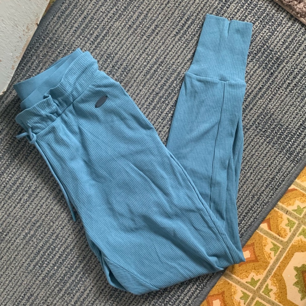 Gymshark ‘Studio’ Joggers (XS) - teal blue
